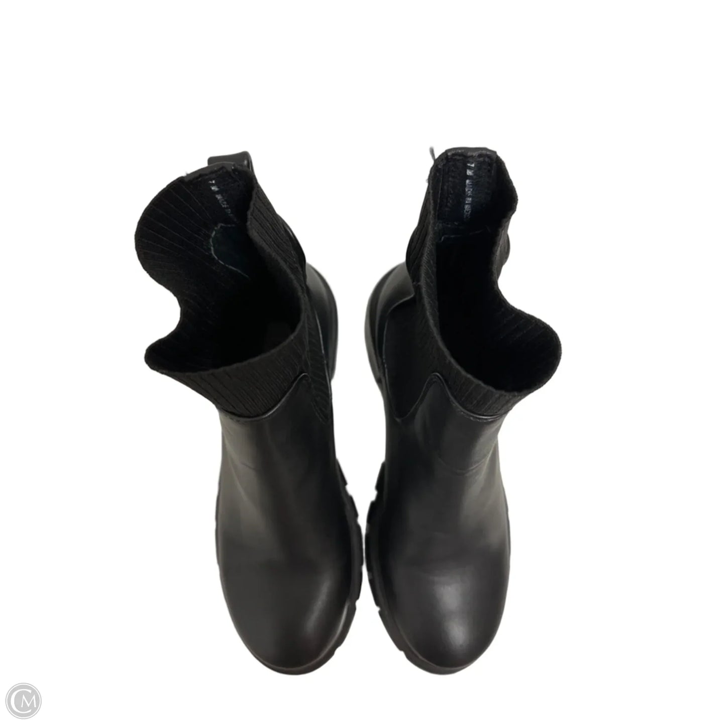 Boots Ankle Flats By Steve Madden In Black, Size: 7