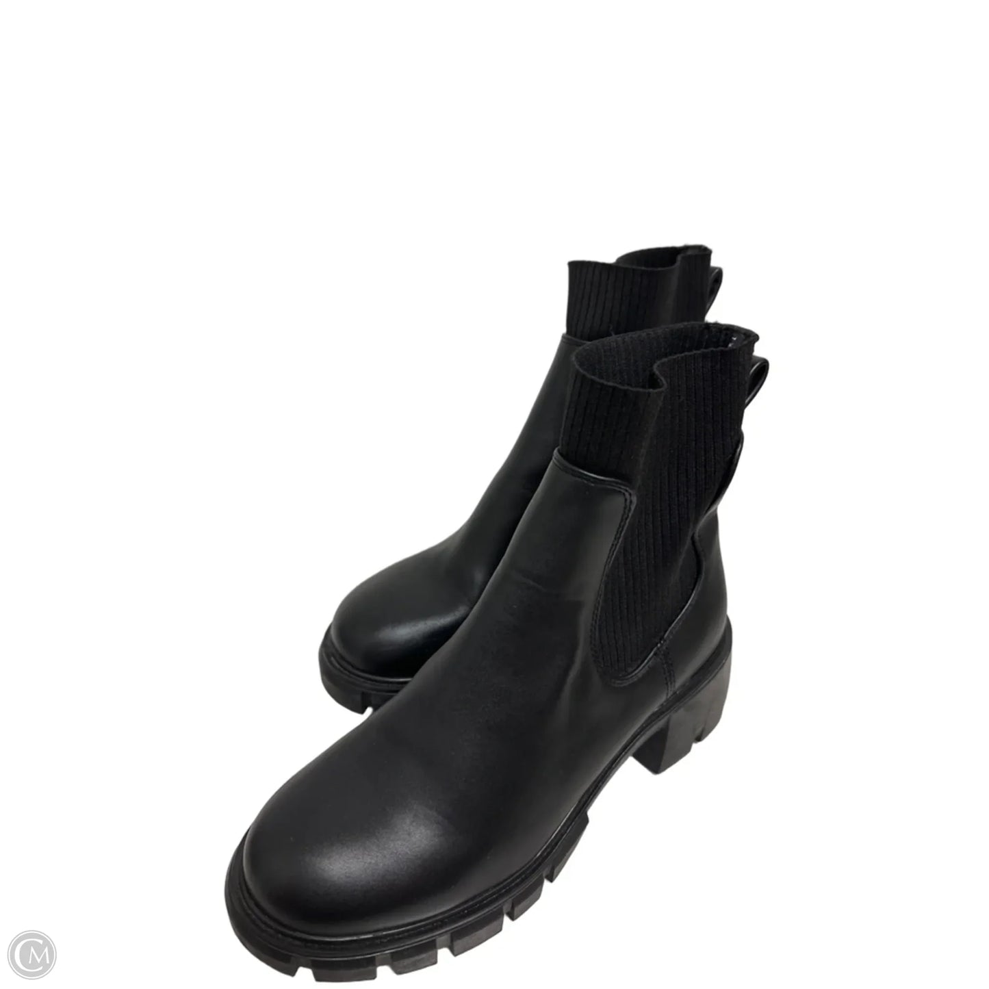 Boots Ankle Flats By Steve Madden In Black, Size: 7
