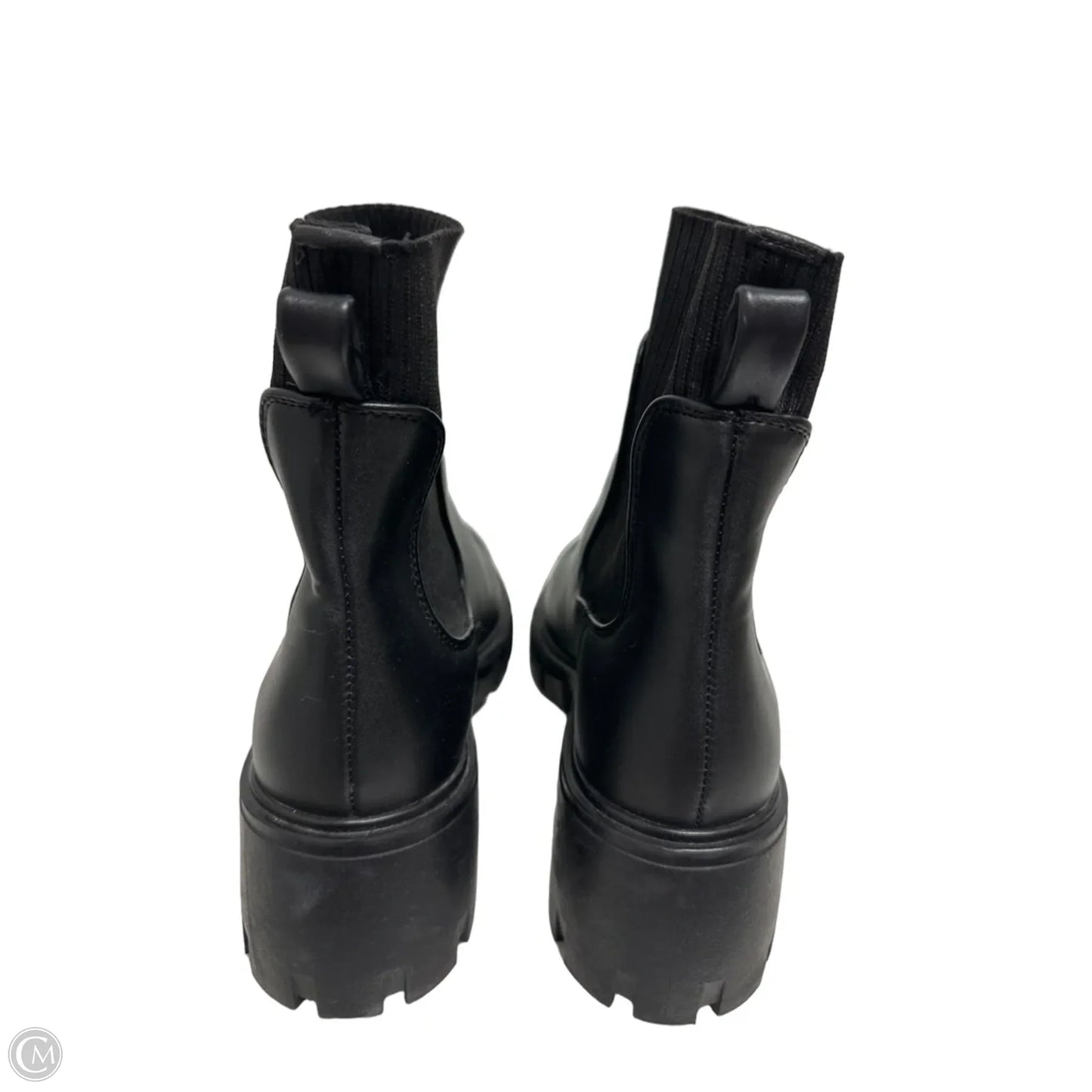 Boots Ankle Flats By Steve Madden In Black, Size: 7