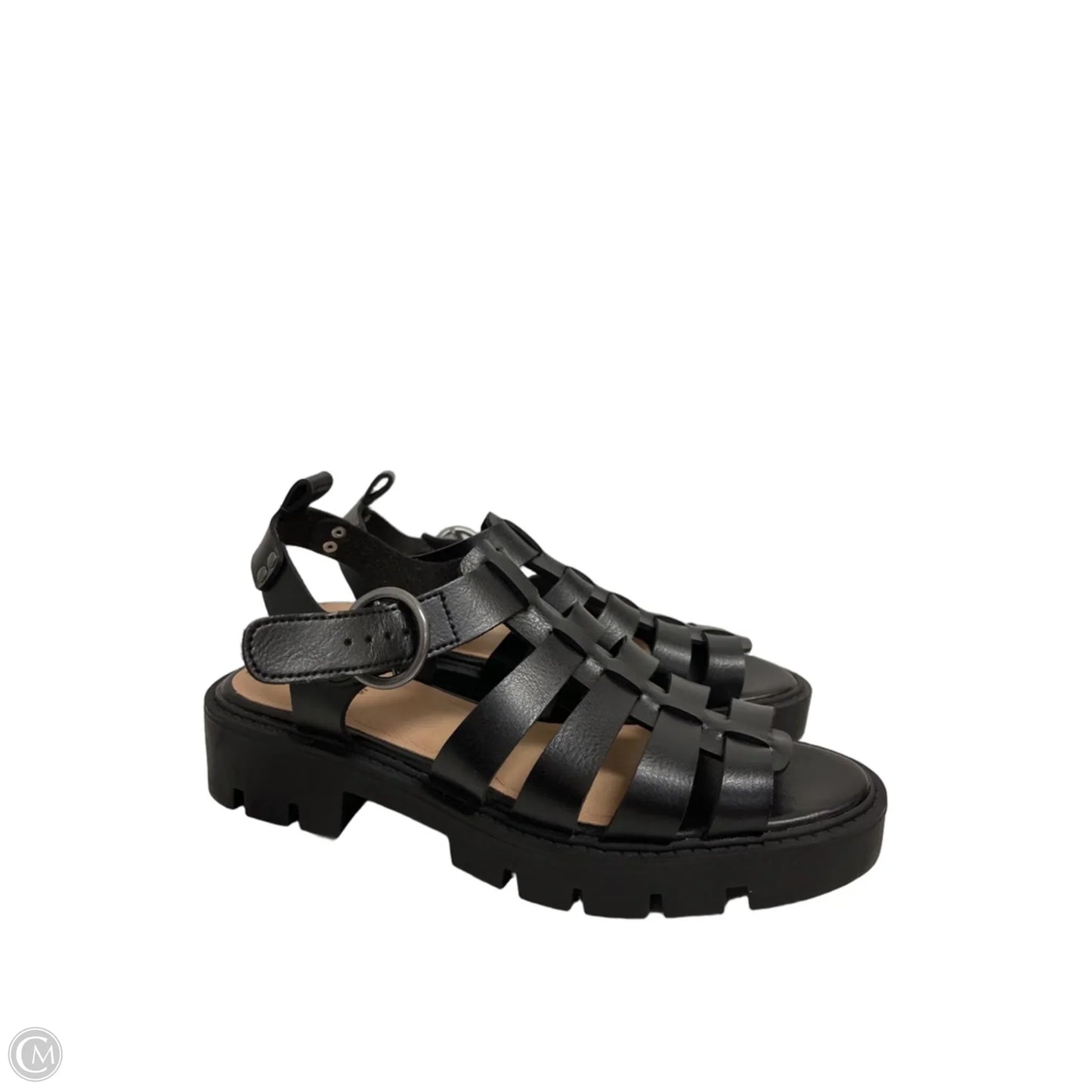 Sandals Heels Platform By Sonoma In Black, Size: 6