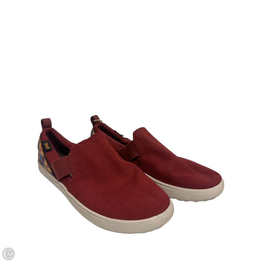 Shoes Flats By Teva In Red, Size: 8