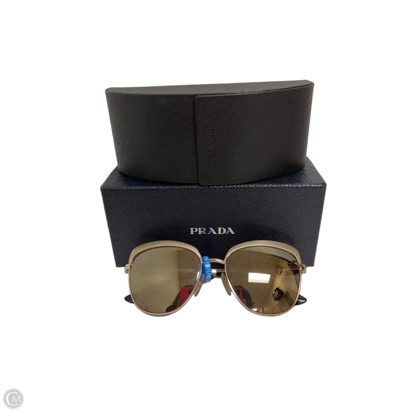 Sunglasses Luxury Designer By Prada, Size: Medium