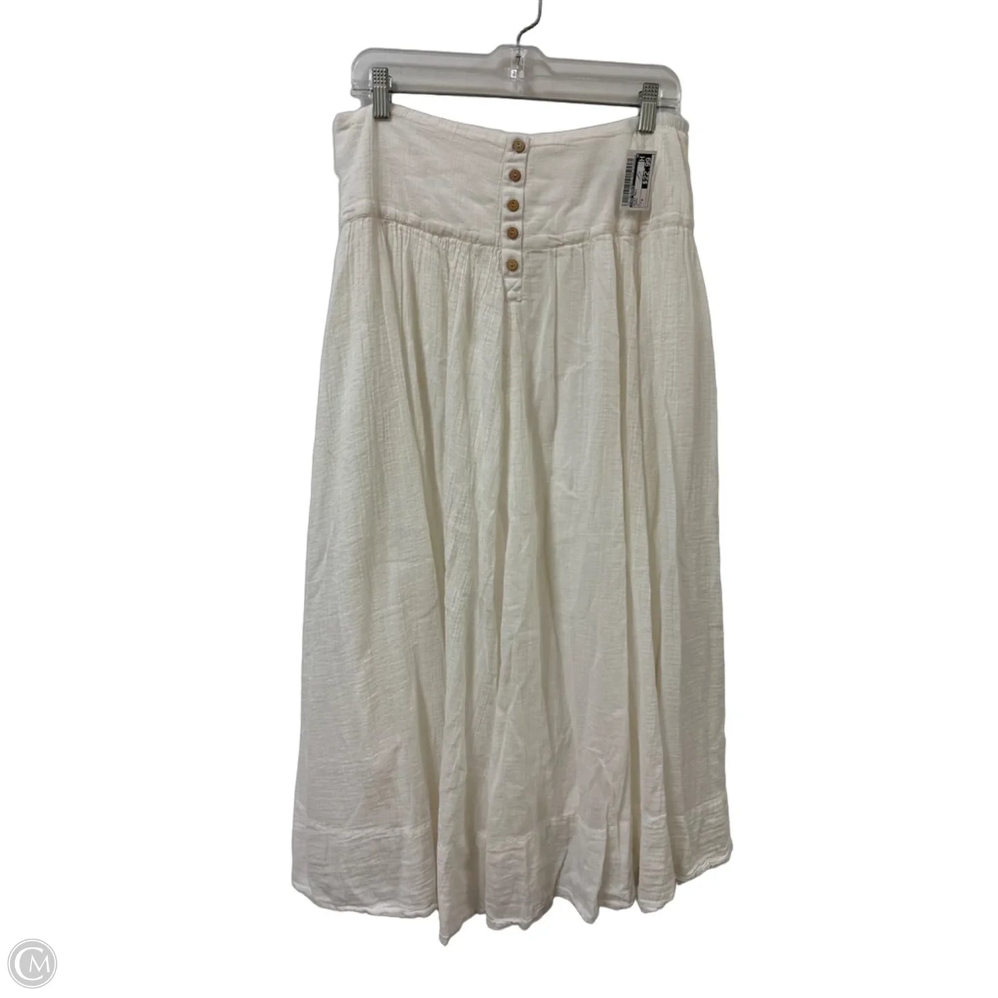 Skirt Maxi By Free People In Cream, Size: 8