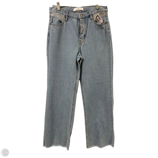 Jeans Wide Leg By Kancan In Blue Denim, Size: 8