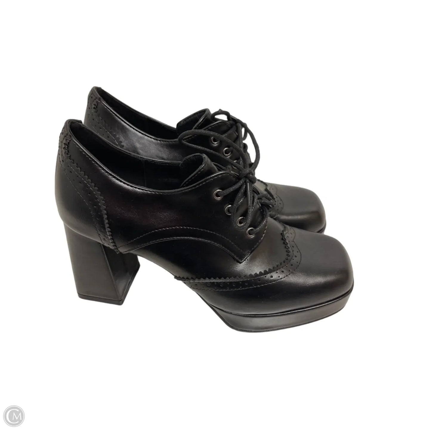 Shoes Heels Block By Clothes Mentor In Black, Size: 11.5