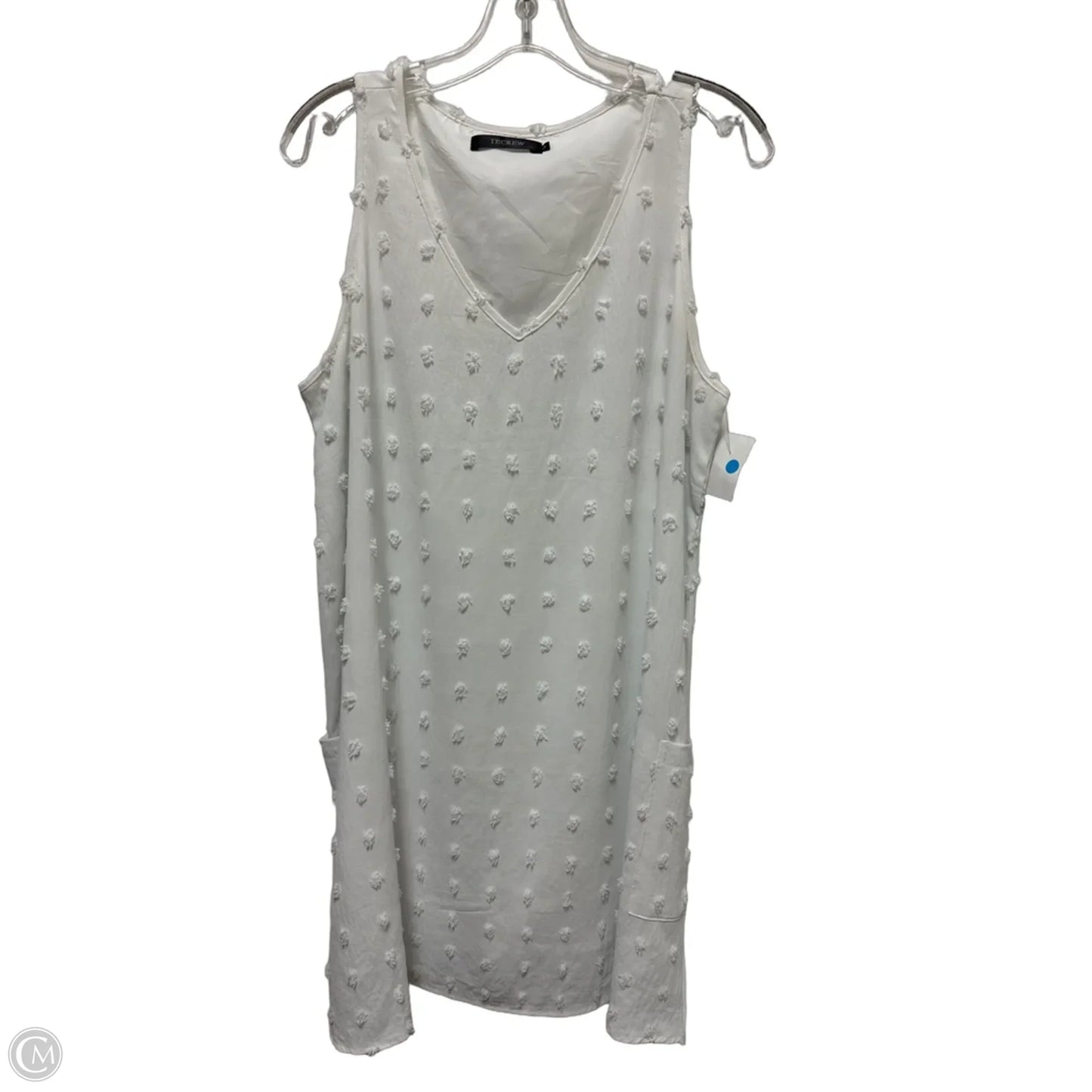 Dress Casual Midi By Clothes Mentor In White, Size: L