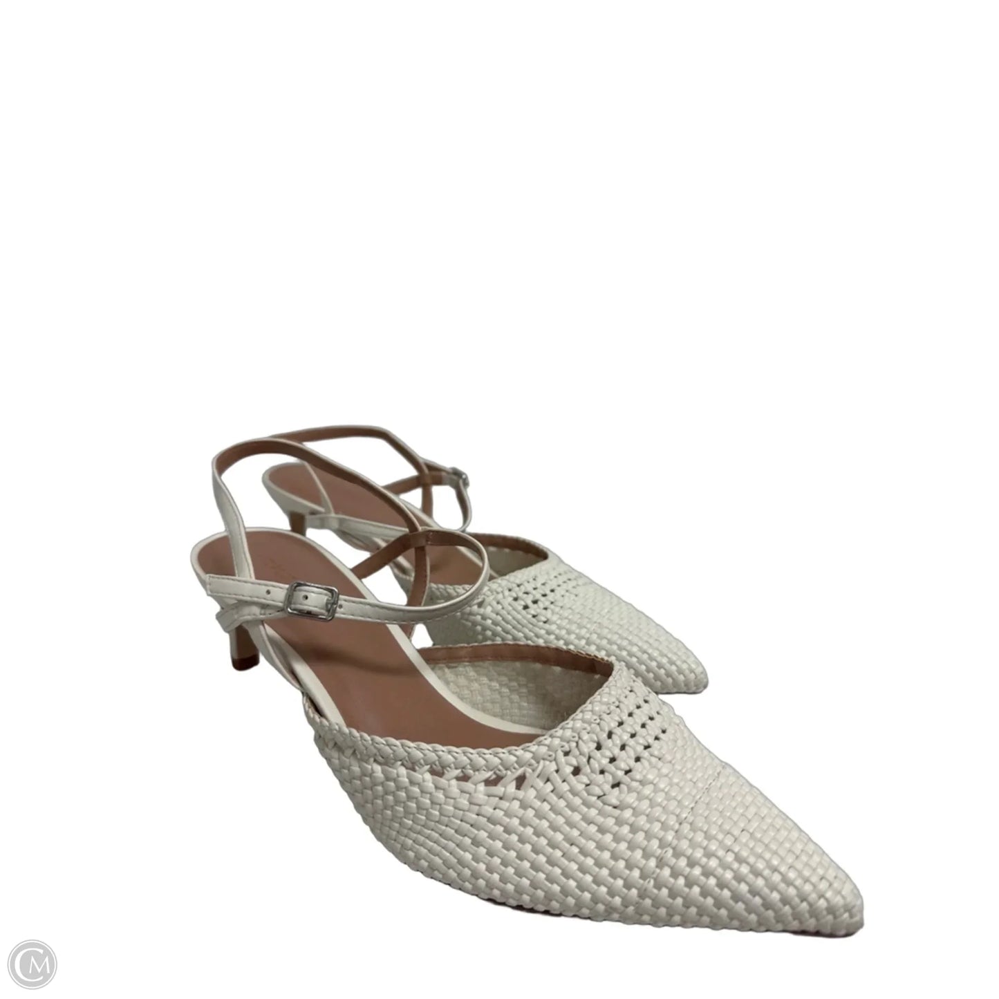 Shoes Heels Kitten By Nordstrom In Cream, Size: 9.5