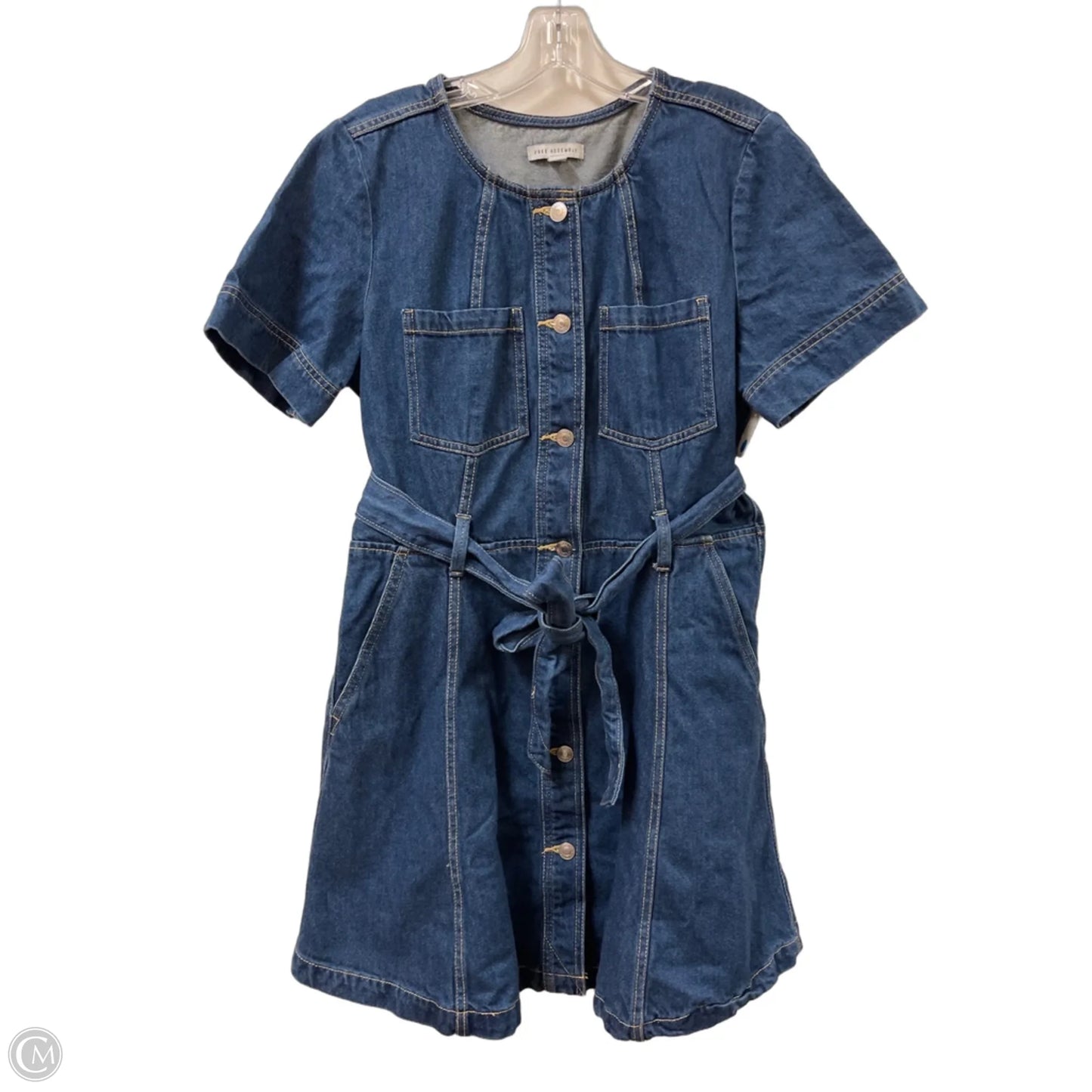 Dress Casual Short By Free Assembly In Blue Denim, Size: M