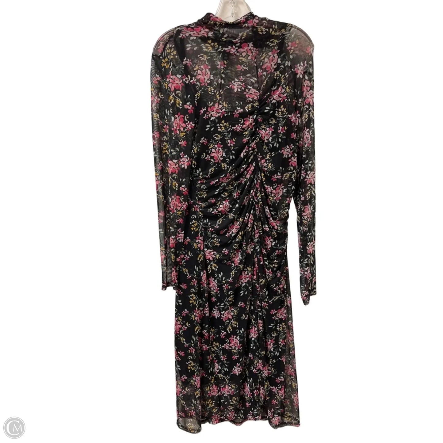 Dress Casual Midi By Inc In Black, Size: Xl