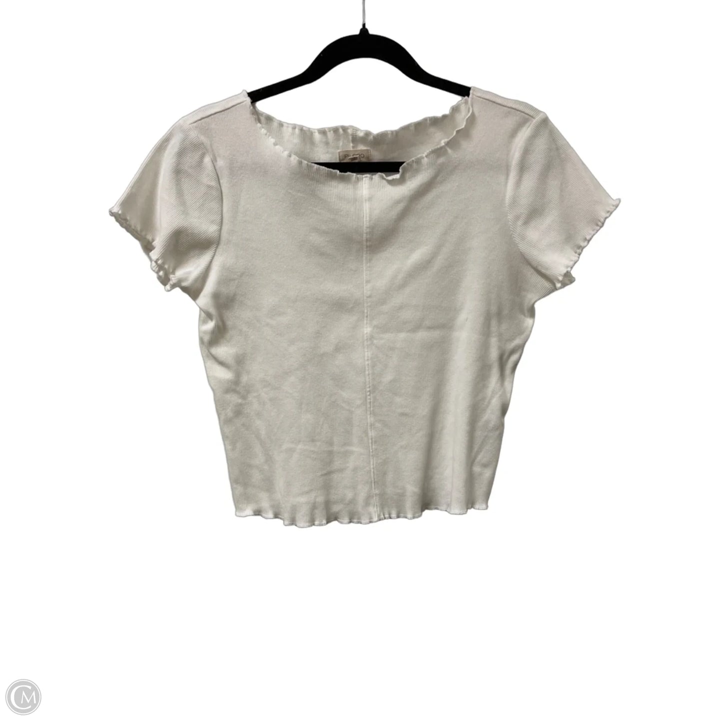 Top Short Sleeve By Pilcro In White, Size: M
