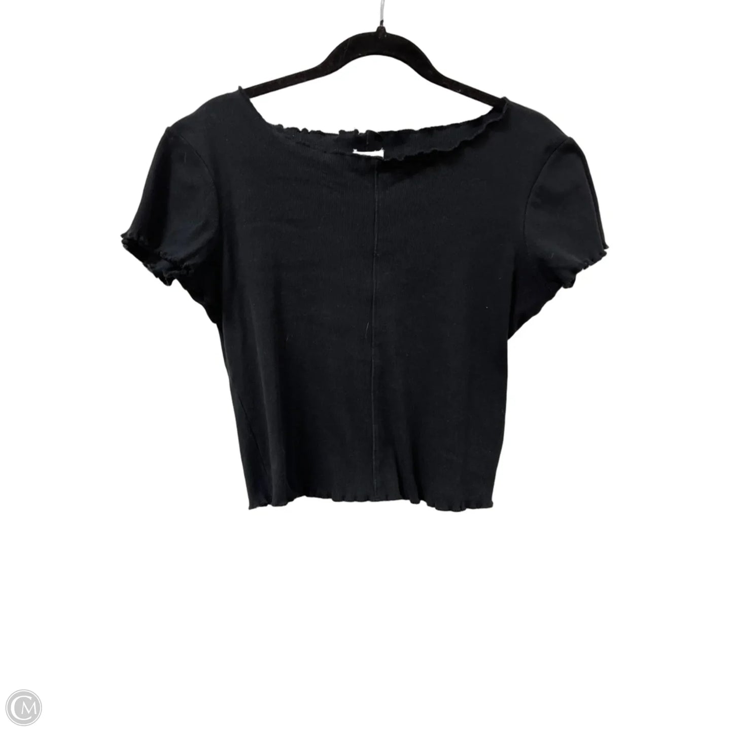 Top Short Sleeve By Pilcro In Black, Size: M