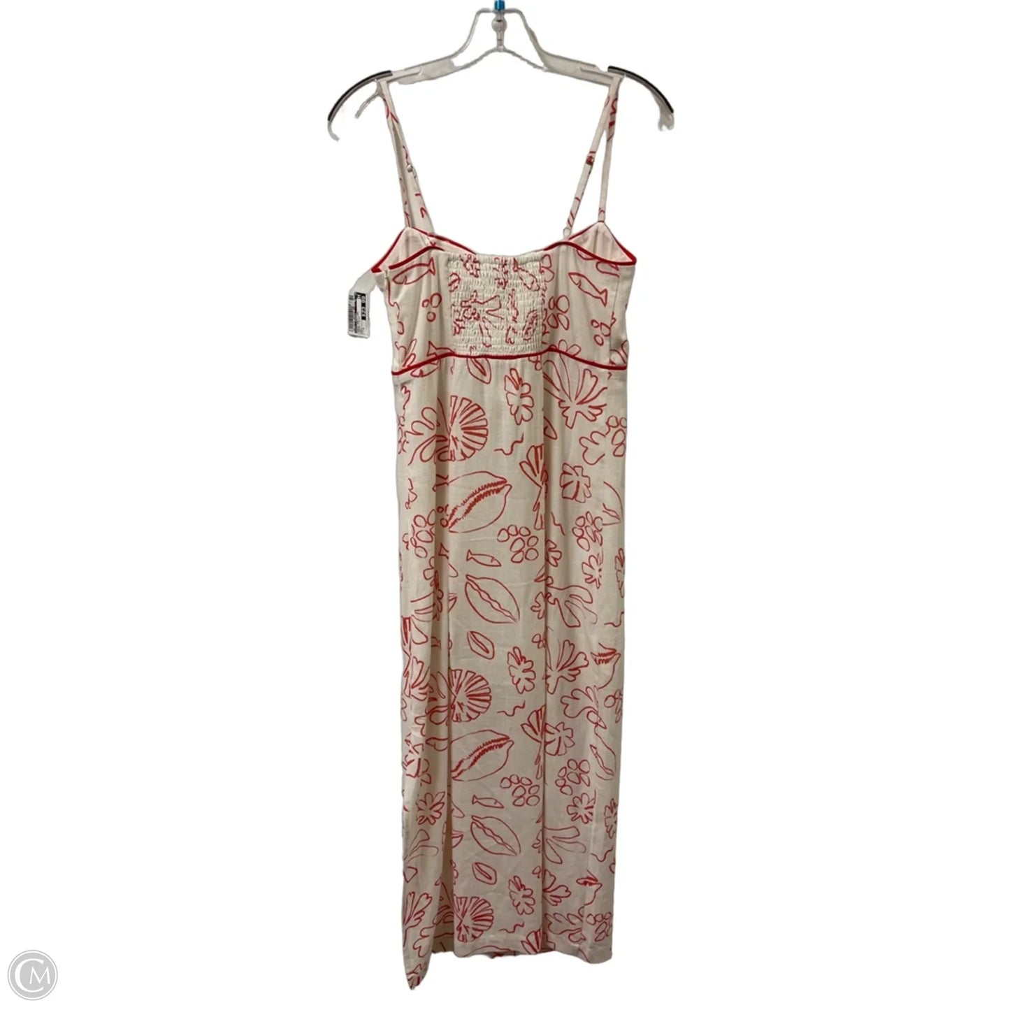 Dress Party Long By Lost + Wander In Orange & White, Size: S