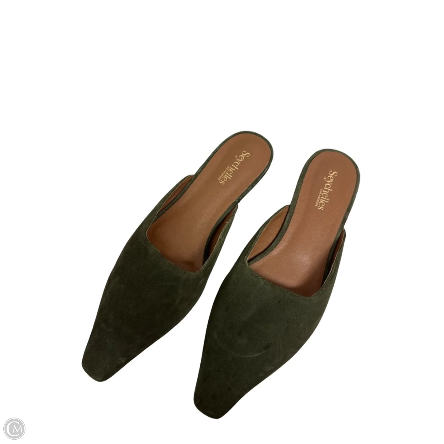 Shoes Heels Kitten By Seychelles In Green, Size: 9.5