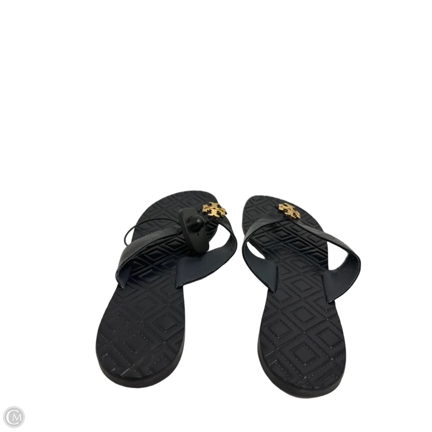 Sandals Designer By Tory Burch In Navy, Size: 9