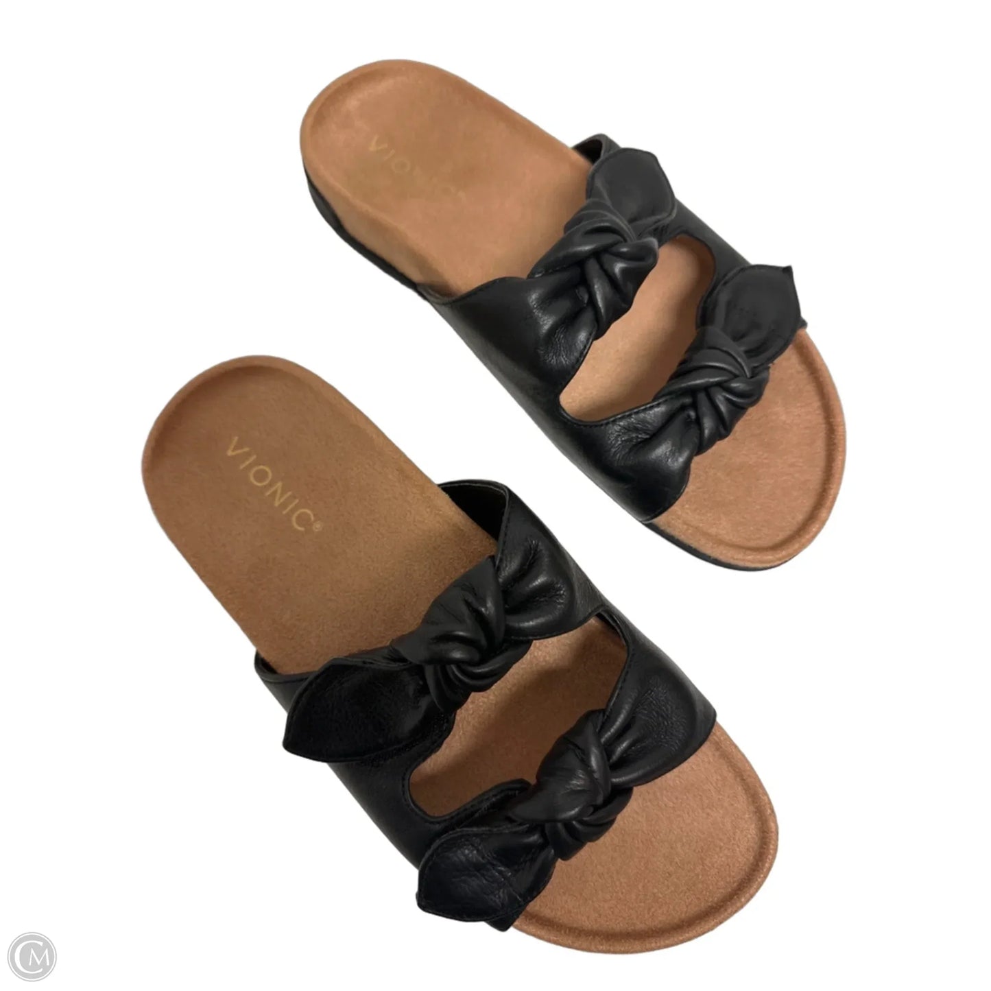 Sandals Flats By Vionic In Black, Size: 7