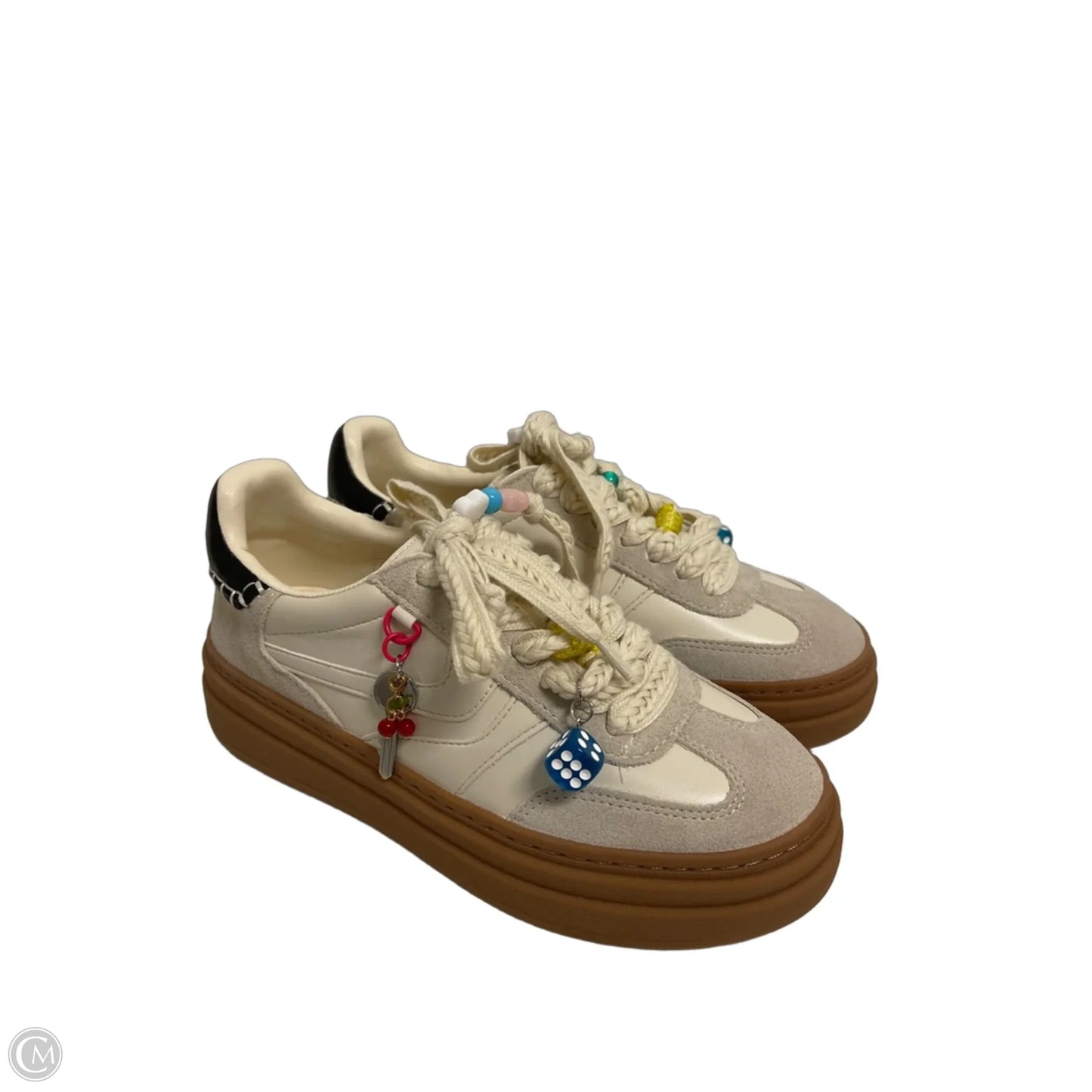 Shoes Sneakers By Steve Madden In Cream, Size: 7.5