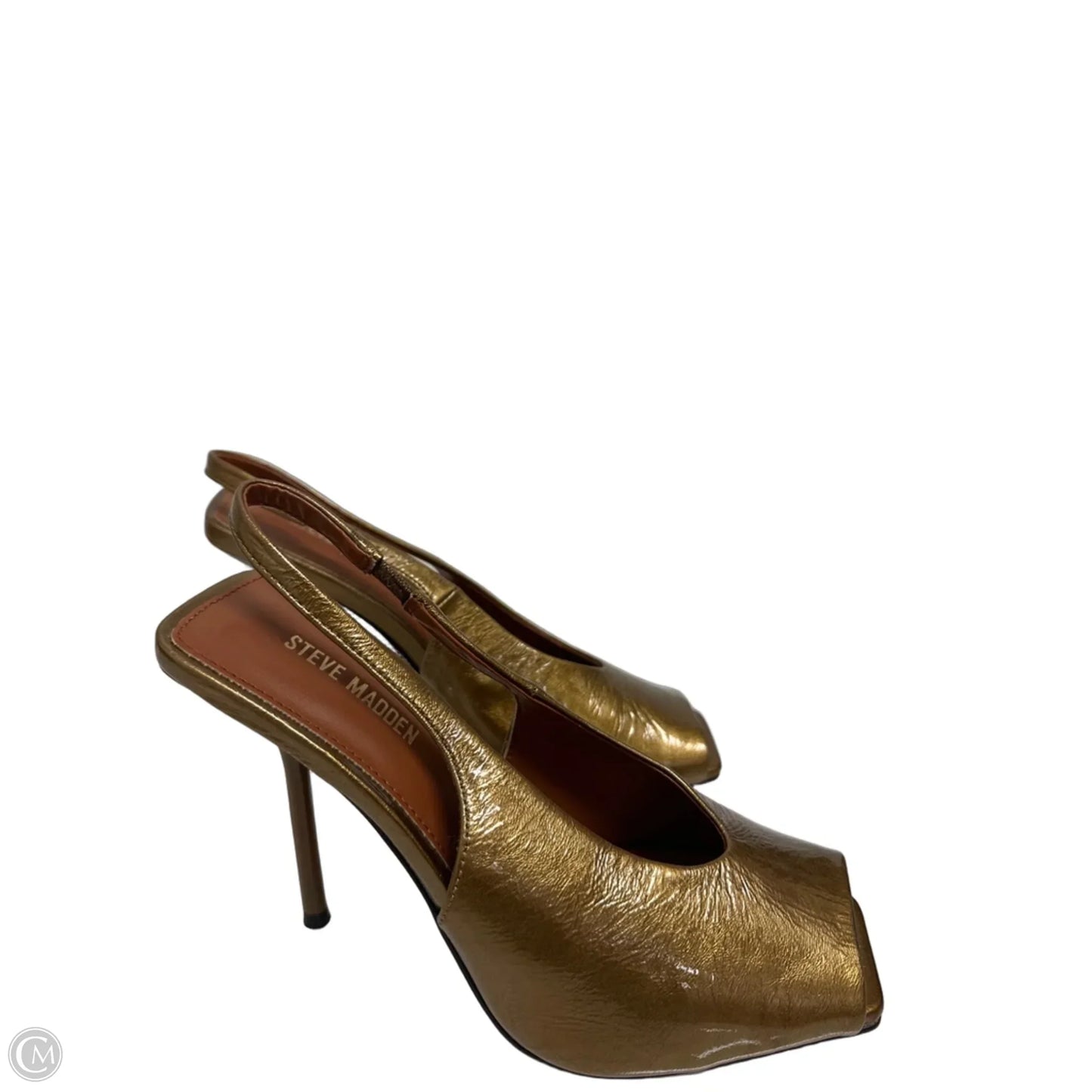 Shoes Heels Stiletto By Steve Madden In Gold, Size: 7.5