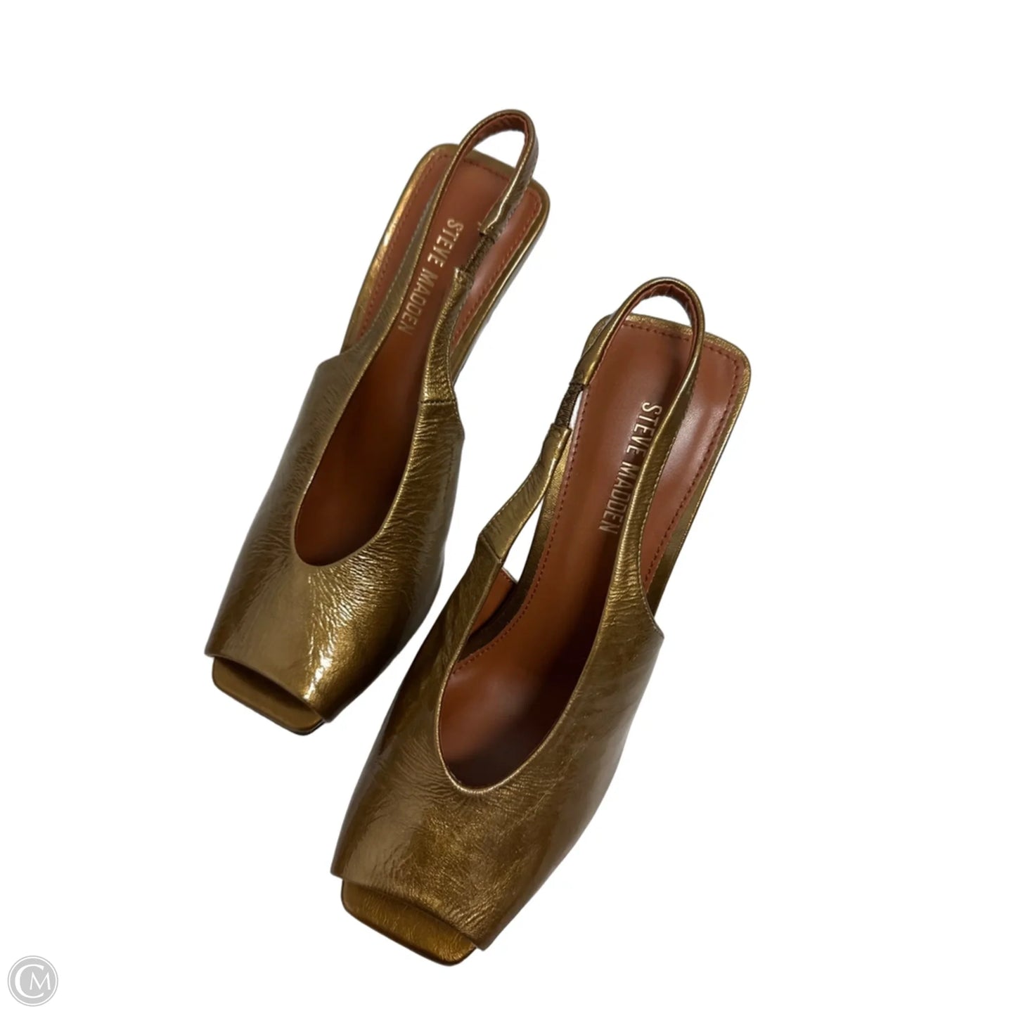 Shoes Heels Stiletto By Steve Madden In Gold, Size: 7.5