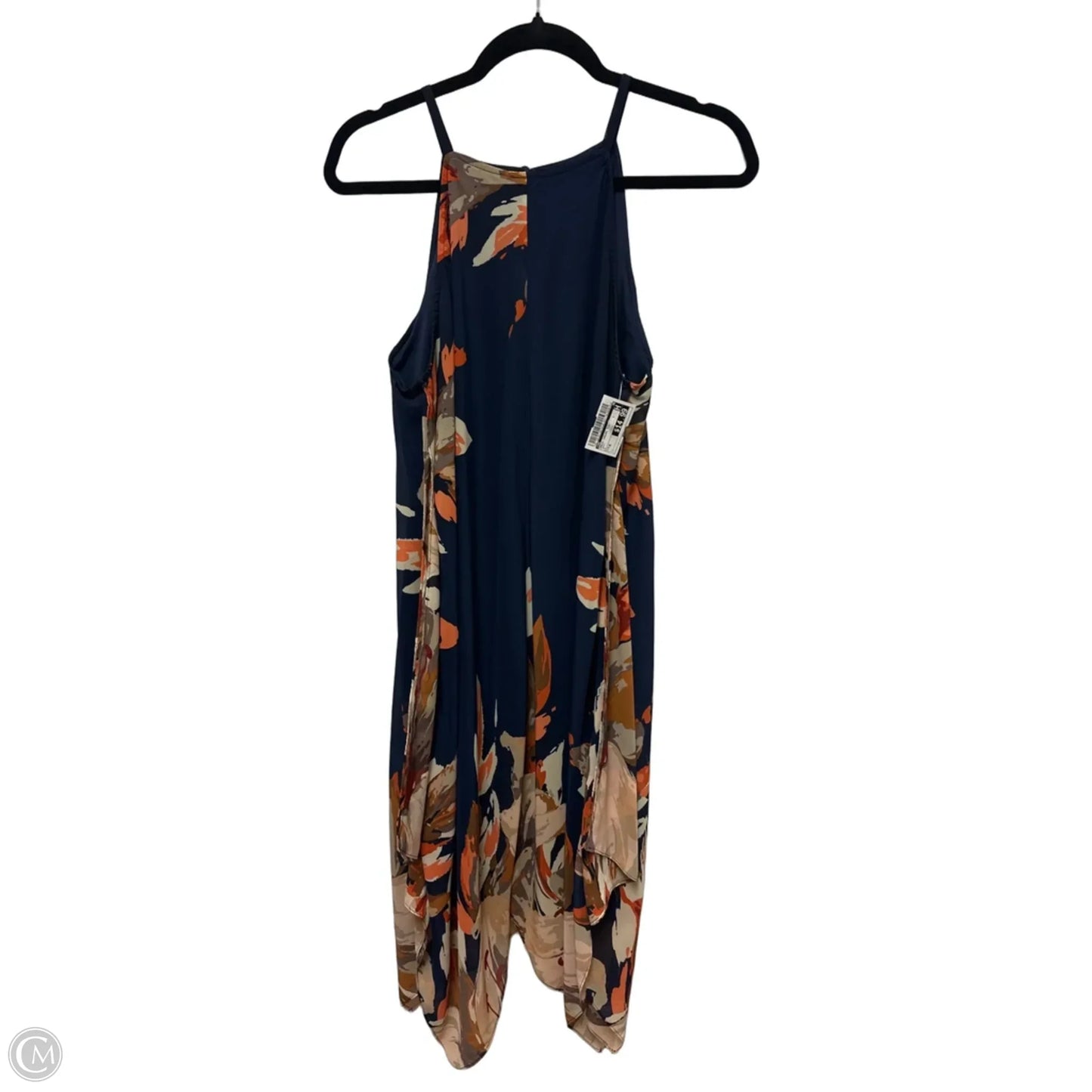 Dress Casual Midi By Inc In Navy, Size: M