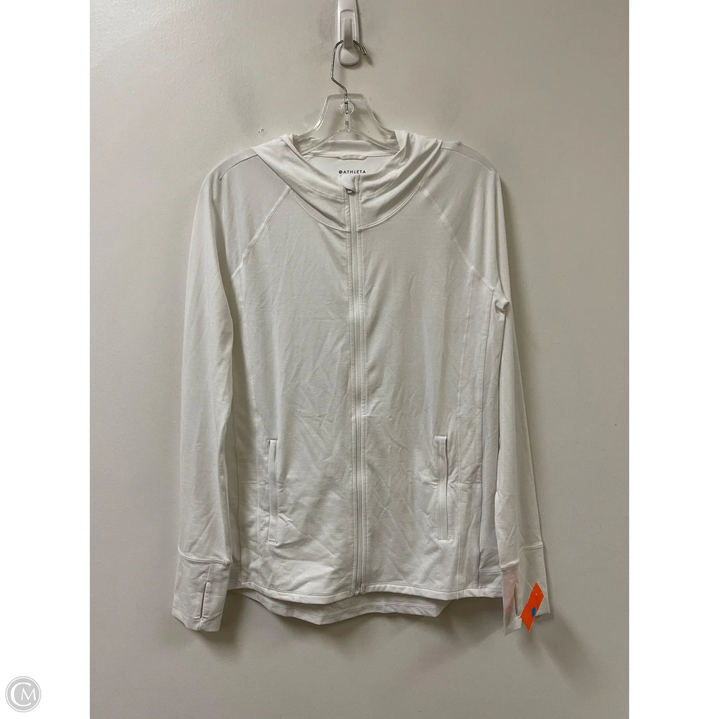 Athletic Sweatshirt Hoodie By Athleta In White, Size: S