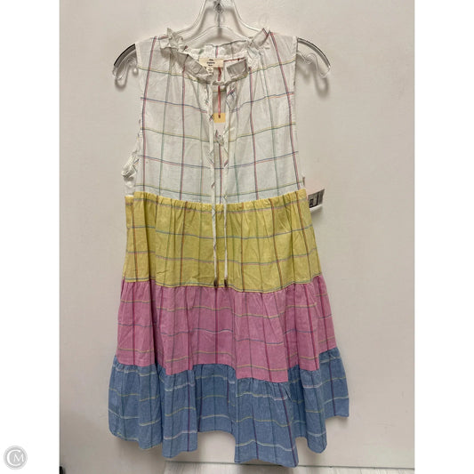 Dress Casual Short By Entro In Blue & Pink, Size: L