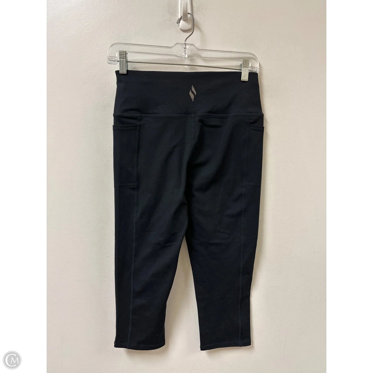Athletic Leggings By Skechers In Black, Size: M