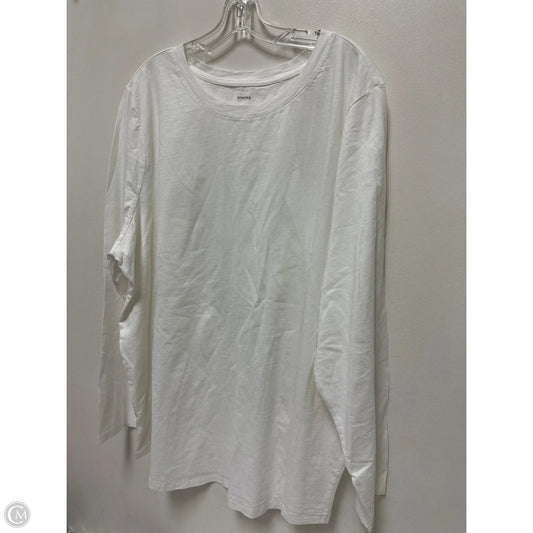 Top Long Sleeve By Sonoma In White, Size: 3x
