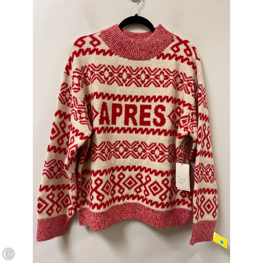 Sweater By A New Day In Red, Size: Xl