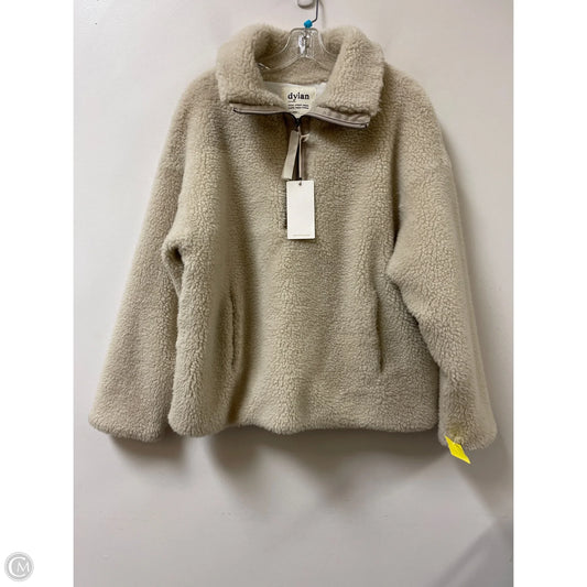 Jacket Fleece By Dylan In Cream, Size: M