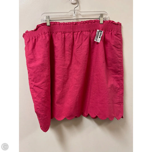 Skirt Mini & Short By J. Crew In Pink, Size: 22