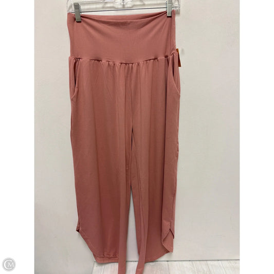 Pants Leggings By Clothes Mentor In Pink, Size: L