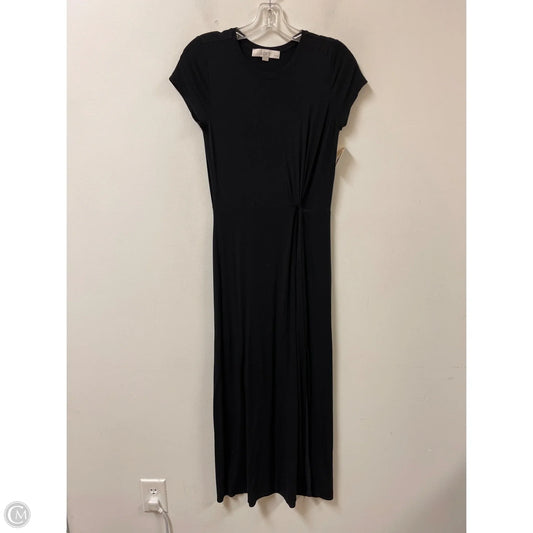 Dress Casual Maxi By Loft In Black, Size: Xs