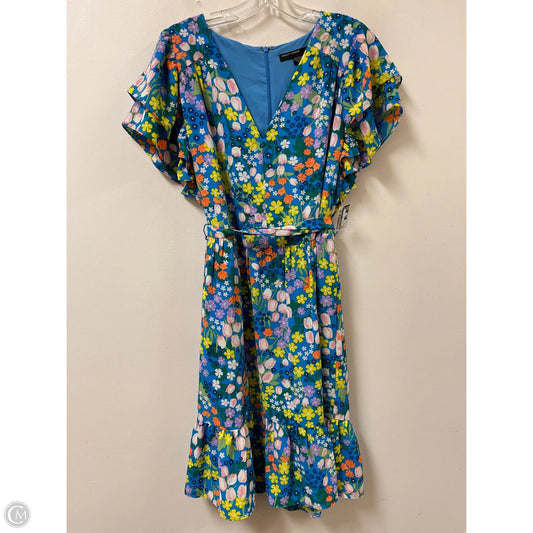 Dress Casual Midi By Maggy London In Blue, Size: 1x