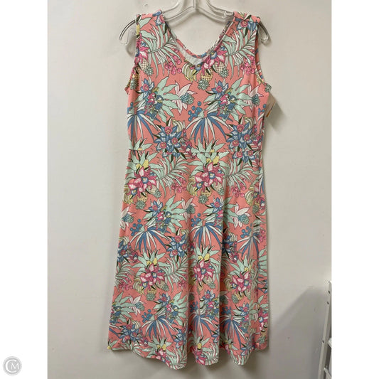 Dress Casual Maxi By Talbots In Pink, Size: L