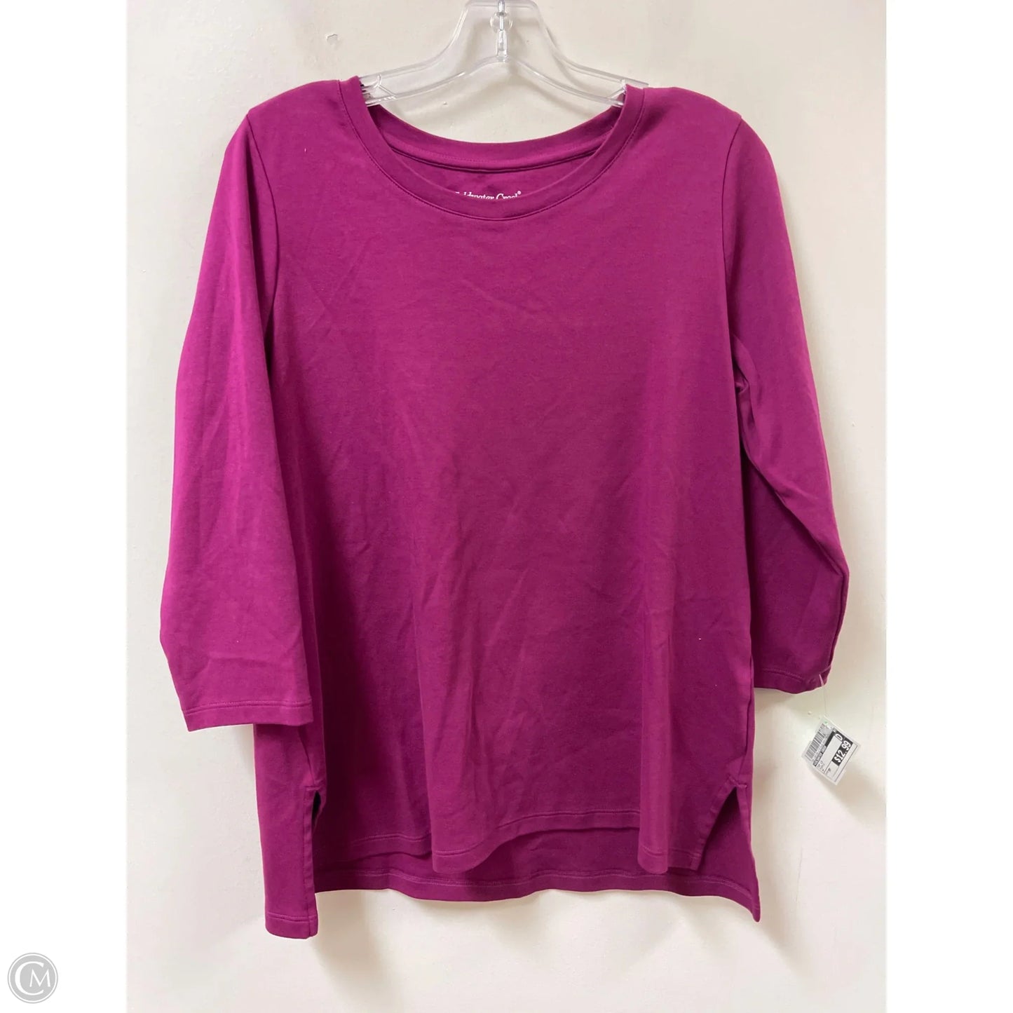 Top Long Sleeve By Coldwater Creek In Purple, Size: Mp