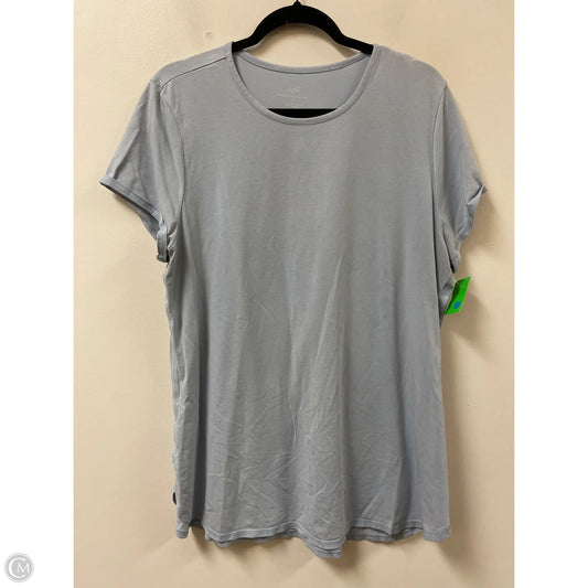 Top Short Sleeve By J. Jill In Blue, Size: L
