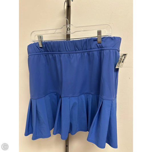 Athletic Skort By Talbots In Blue, Size: Xl