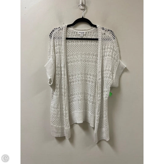Sweater Cardigan By St Johns Bay In White, Size: 1x