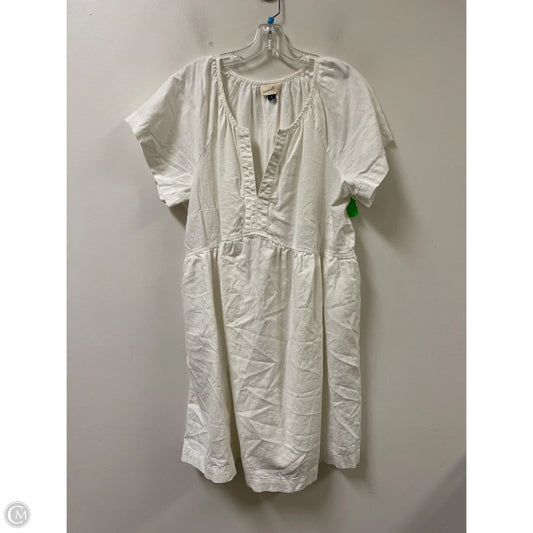 Dress Casual Midi By Universal Thread In White, Size: 1x