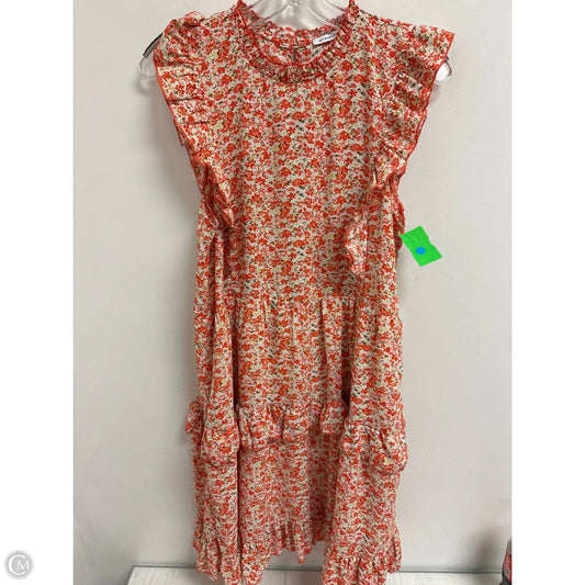 Dress Casual Short By Staccato In Orange, Size: M