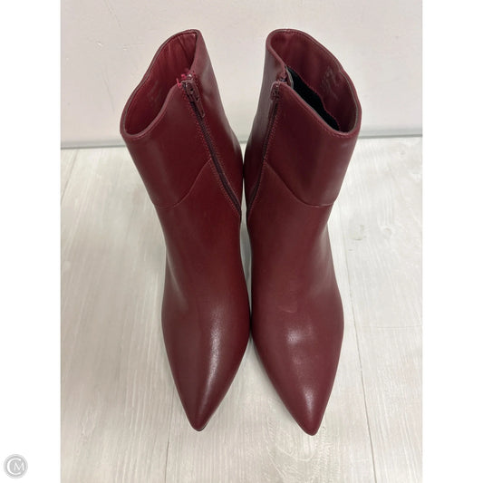 Boots Ankle Heels By Madden Girl In Red, Size: 8.5