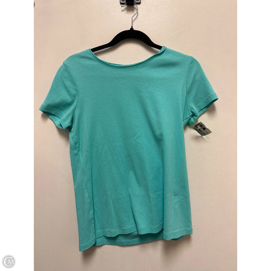 Top Short Sleeve By St Johns Bay In Green, Size: M