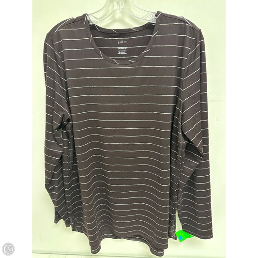 Top Long Sleeve By J. Jill In Purple, Size: L