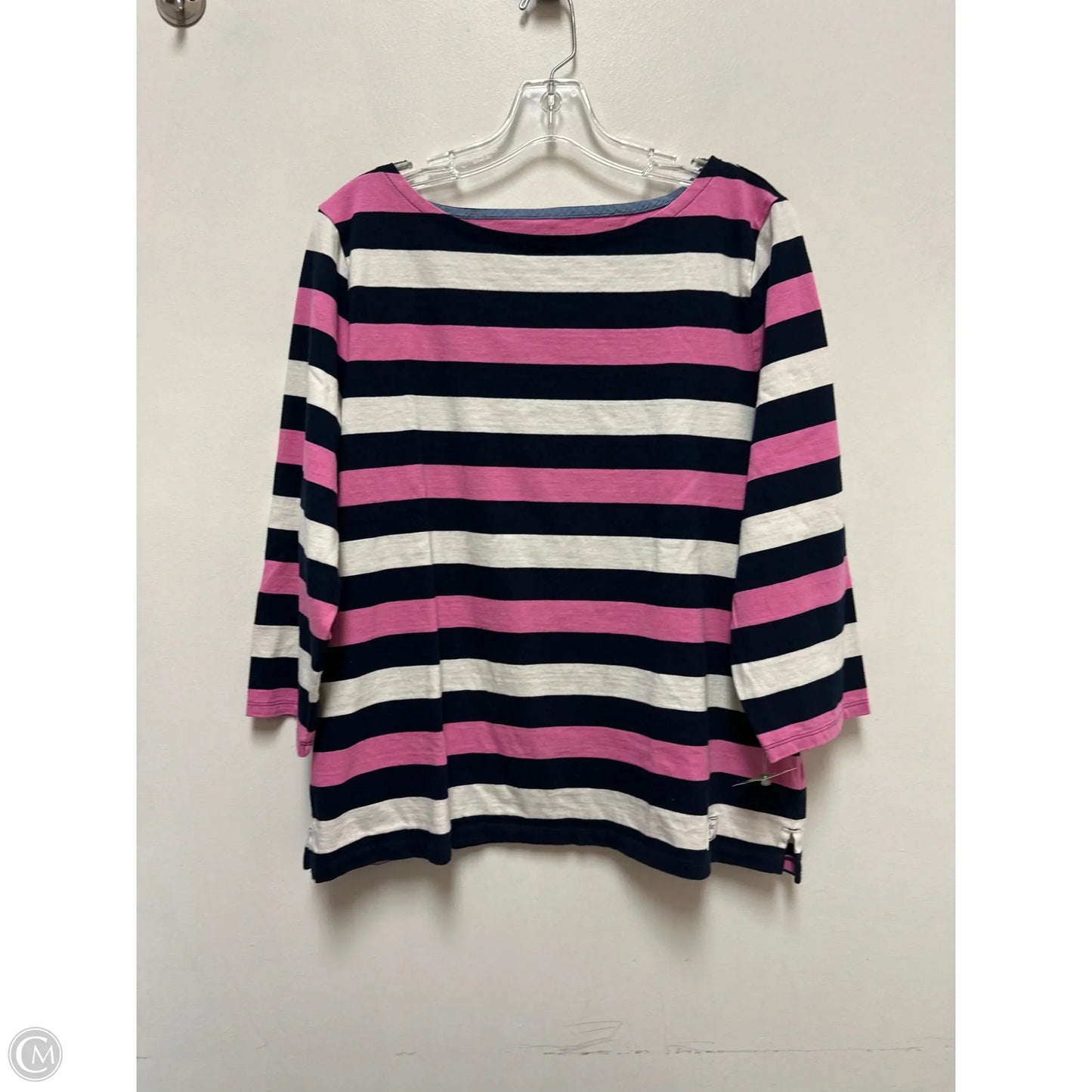 Top Long Sleeve By Talbots In Pink, Size: Xl