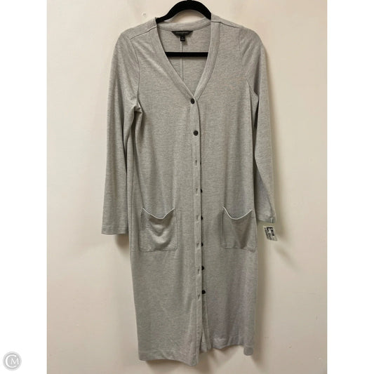 Sweater Cardigan By Banana Republic In Grey, Size: S
