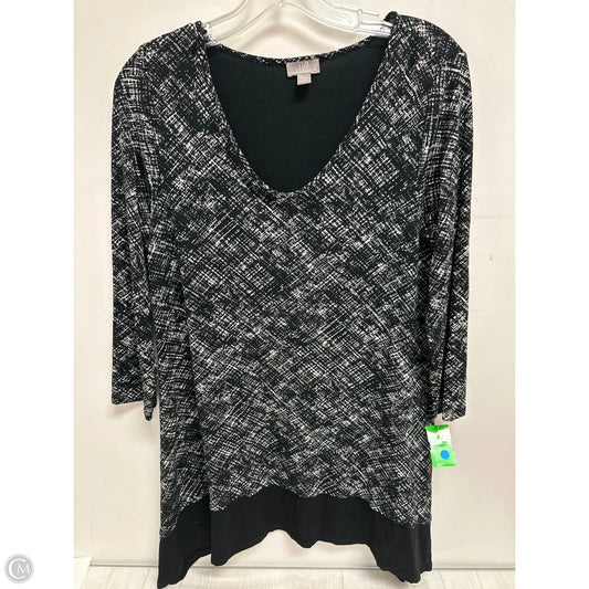 Tunic Long Sleeve By J. Jill In Black, Size: S