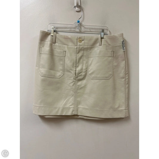Skirt Midi By Maeve In Cream, Size: 16