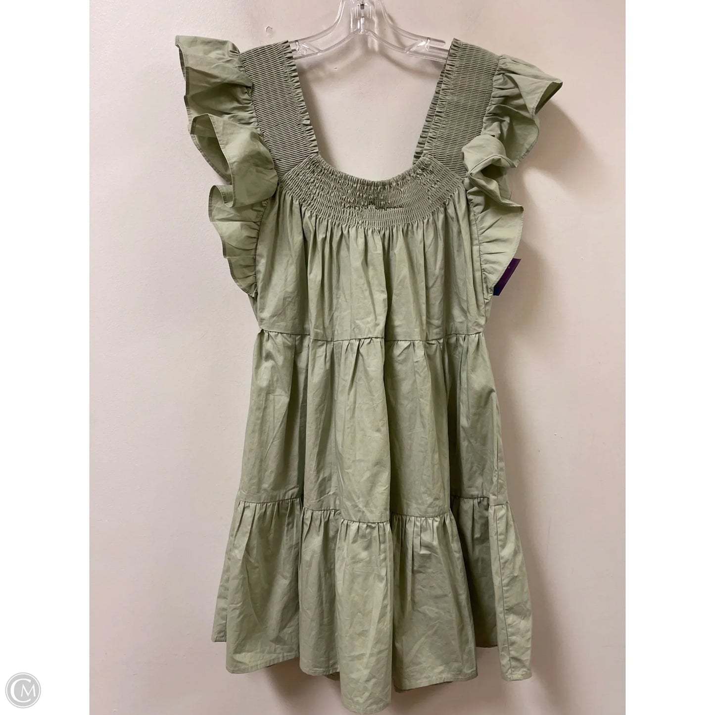 Dress Casual Short By Clothes Mentor In Green, Size: L