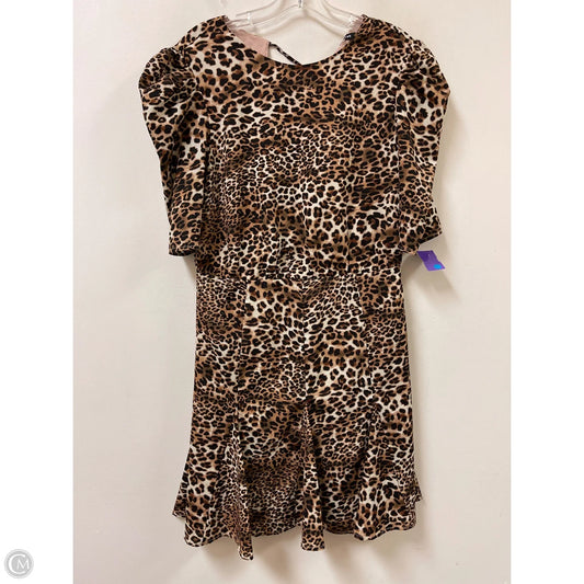 Dress Casual Midi By Sugar Lips In Animal Print, Size: L
