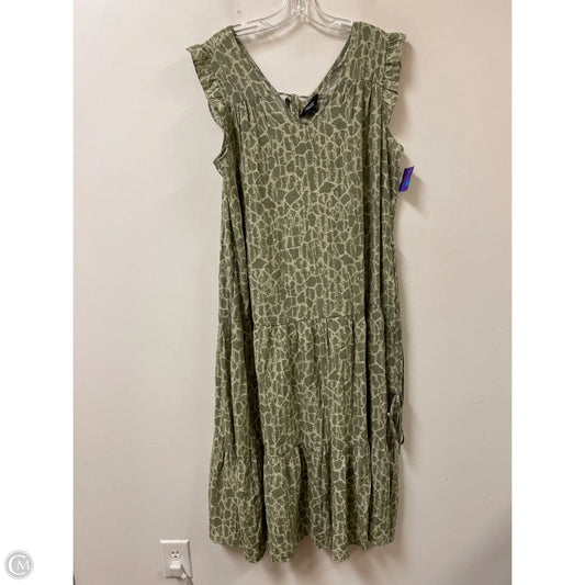 Dress Casual Maxi By Simply Vera In Green, Size: L
